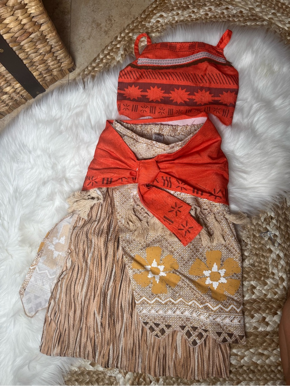 Disney Moana 3 piece set size 5/6 - Picture 4 of 5